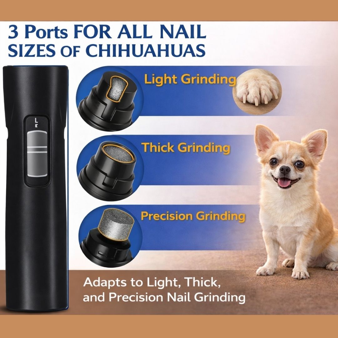 Rechargeable Electric Dog Nail Trimmer for Chihuahua