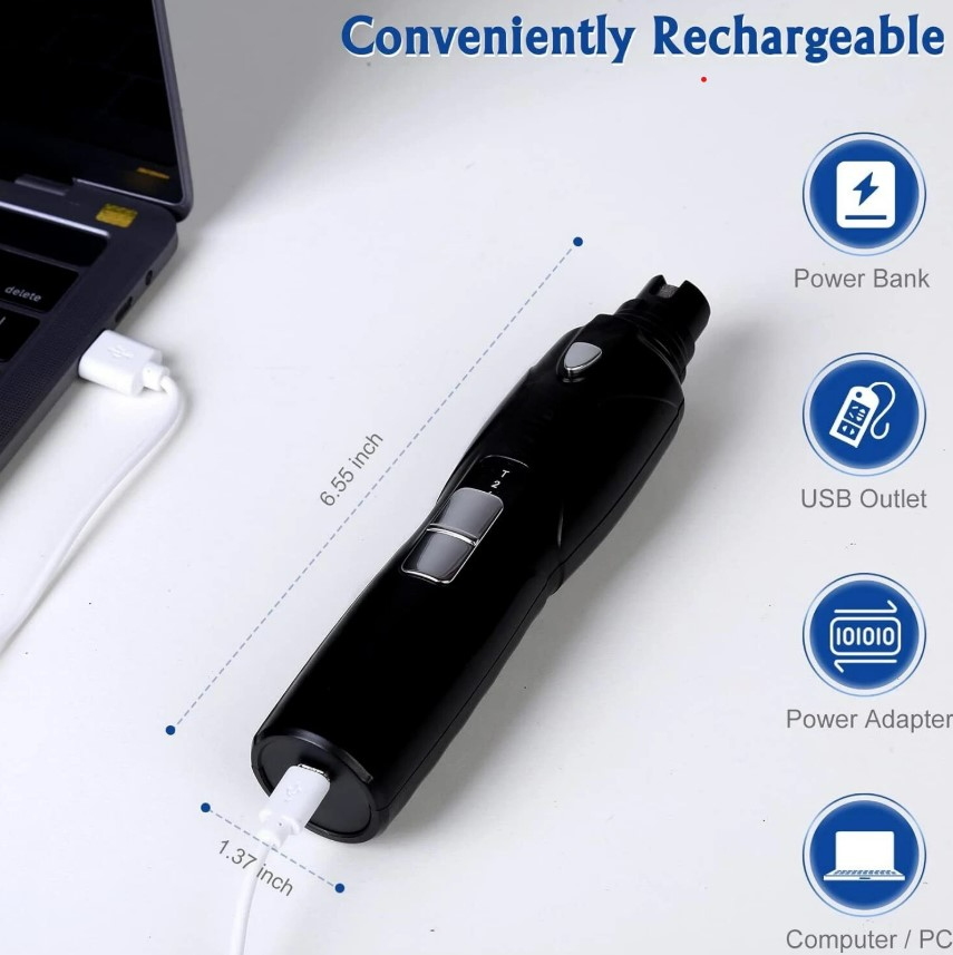 Rechargeable Electric Dog Nail Trimmer for Chihuahua