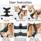 Dog Vest Harness & Retractable Leash Attachment for Labrador