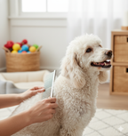 7 1/2" Stainless Steel Grooming Comb for Poodle